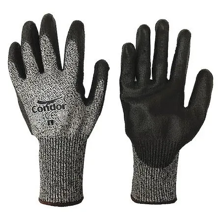 Condor Condor 21AH70 Cut-Resistant Coated Gloves Polyurethane Palm Dipped A4 Cut — product photo
