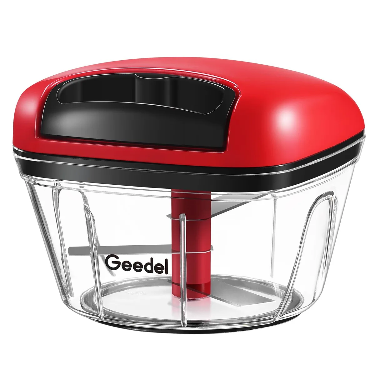  Geedel Manual Food Chopper 500ml Red — product photo