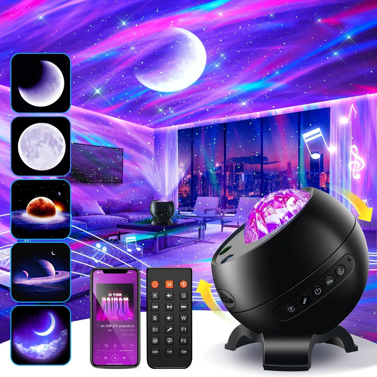  ViewSonic WH-E03 DLP LED Business Projector 21W 300+ Modes 5 Films 15 White Noise Bluetooth — product photo