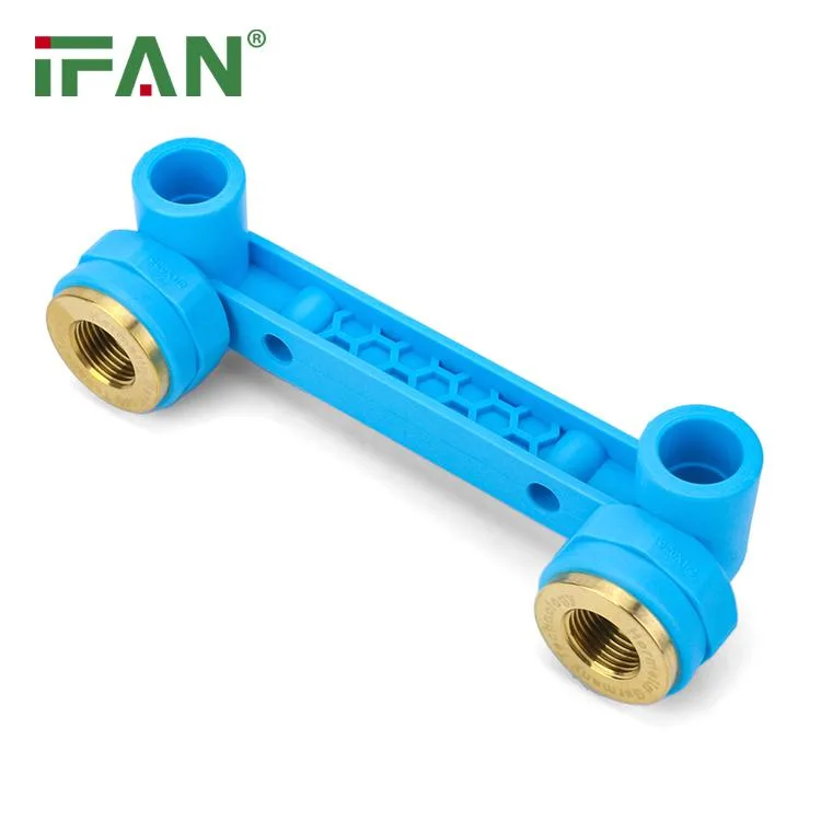 White PPR double elbow pipe fitting 25mm