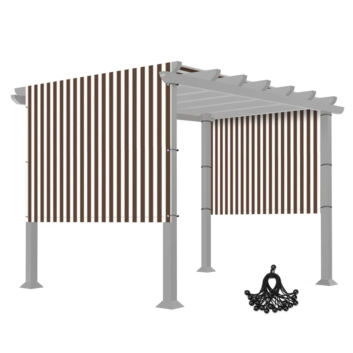 Yescom USA, Inc. Yescom USA, Inc. 17x6 Ft Pergola Shade Cover Replacement Canopy Panel with Rod Pocket — product photo