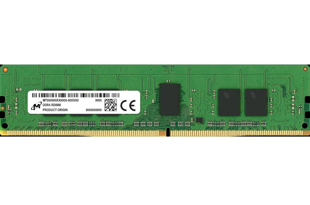 Crucial Crucial MTA9ASF1G72PZ-3G2R 8GB DDR4 3200 RDIMM server RAM — product photo