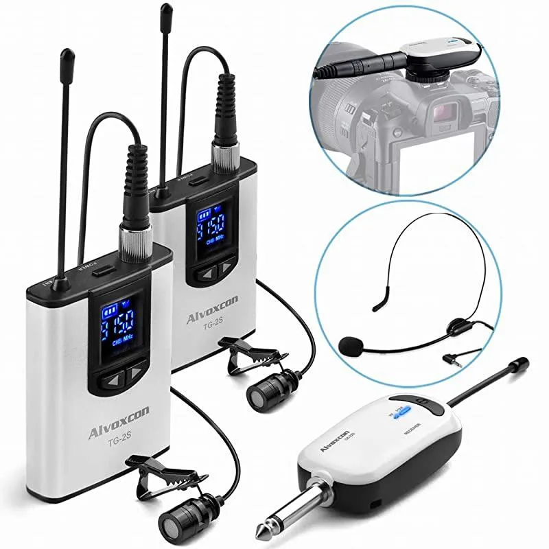 Real Techniques Real Techniques Wireless Lavalier Microphone System Dual 100ft — product photo