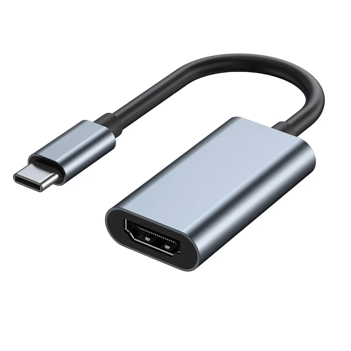 WRIARICH WRIARICH USB C to HDMI Adapter Gray 4K 30Hz 8.0 in — product photo