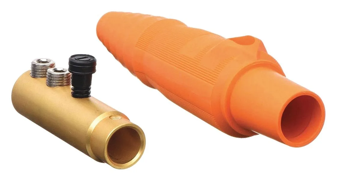 Hubbell Incorporated Hubbell Incorporated HBL300FO Series 16 single pole female connector orange — product photo