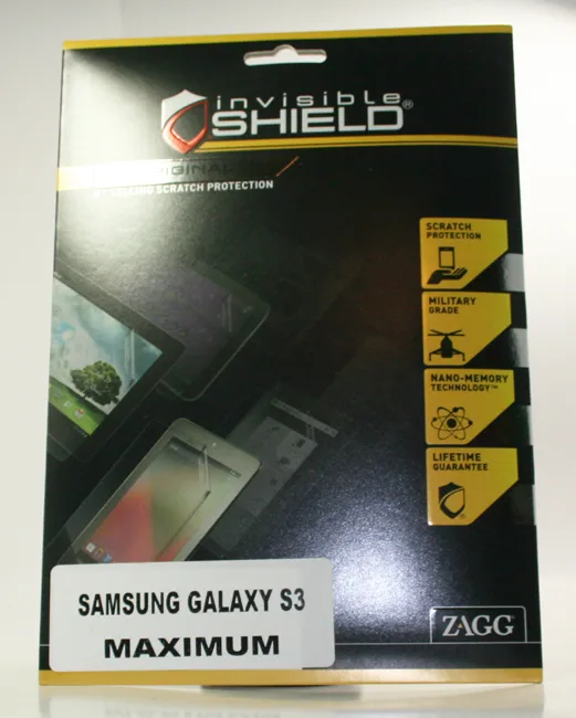 ZAGG ZAGG InvisibleShield Full Body Screen Protector for Samsung Galaxy S3 GT-i9300/SGH-i747/SGH-T999 — product photo