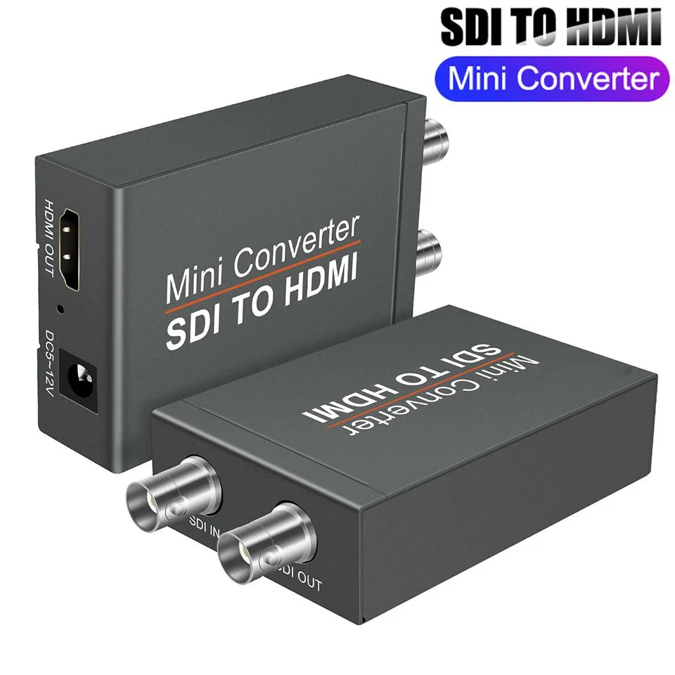 ESTONE ESTONE SDI2HDMI SDI to HDMI Converter 1080P 3G-SDI Loopout video capturing device — product photo