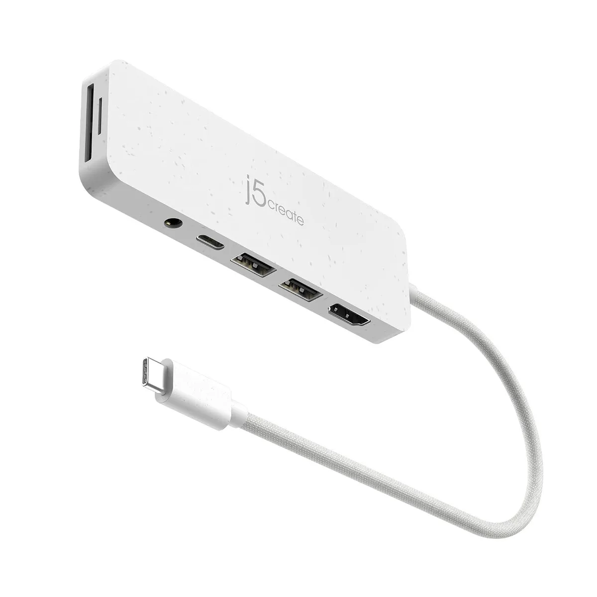 LORDWORLD LORDWORLD USB-C 7-in-1 Hub 4K HDMI 2×USB-A 100W PD SD/MicroSD 3.5mm Audio — product photo