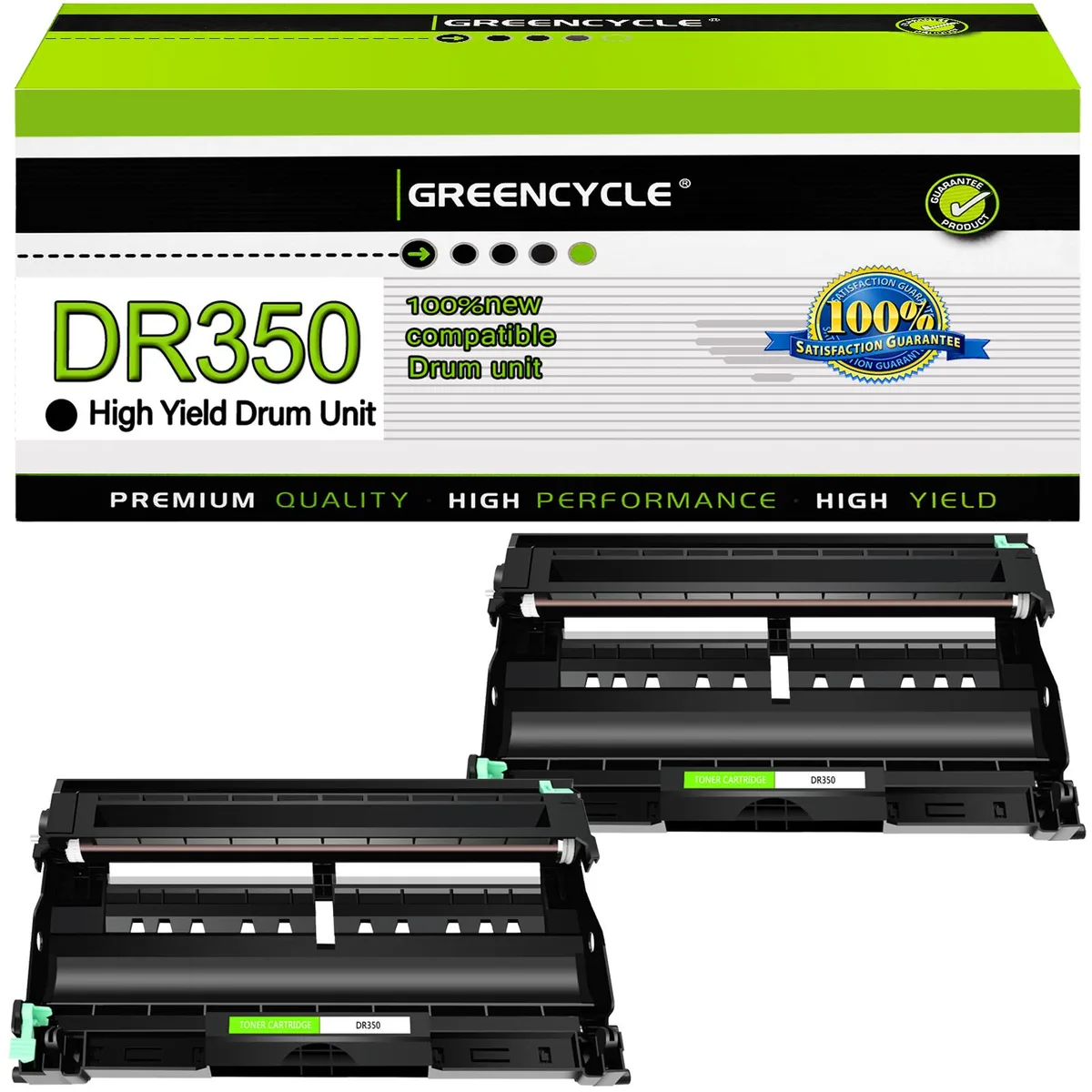 GREENCYCLE GREENCYCLE DR350 Drum Unit 2 Pack toner cartridge — product photo