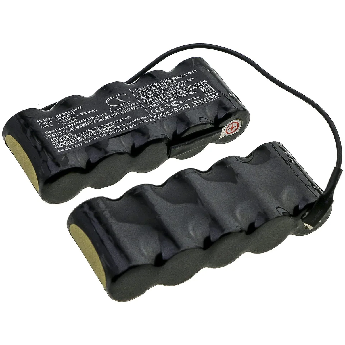  Cameron Sino 2000mAh 12V Nickel-Zinc Battery PN 90584779 — product photo