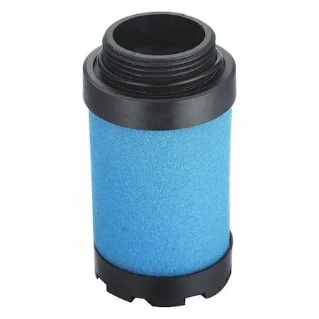 White cylindrical coalescing filter element with sponge media, model 4ZK56