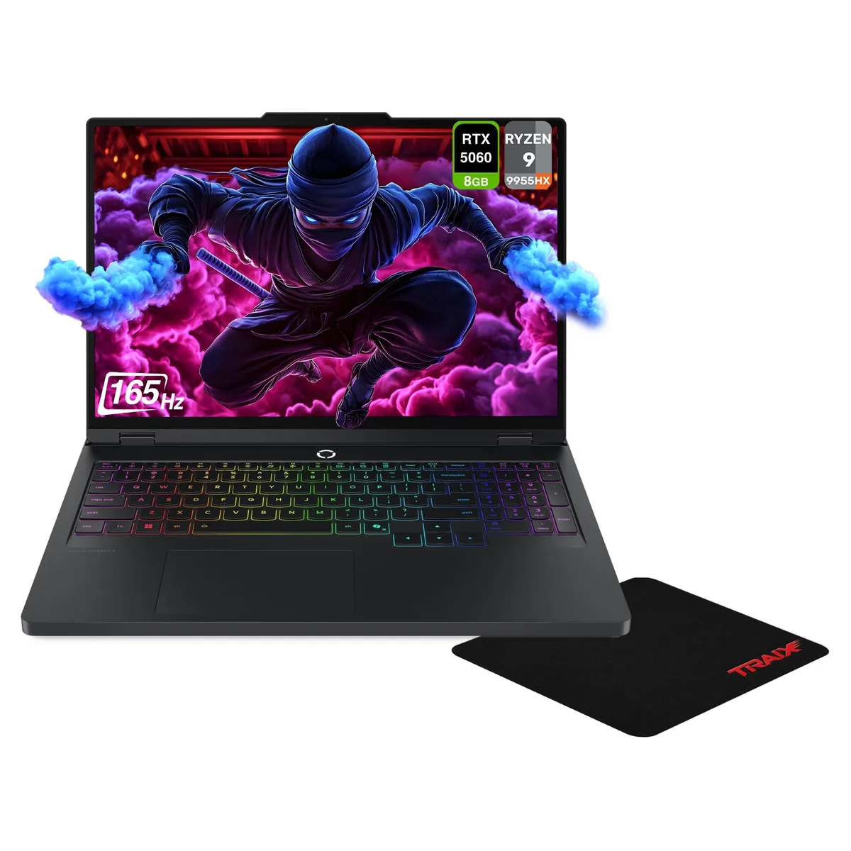 Lenovo Lenovo Legion Pro 5 Gen 10 laptop Ryzen 9 9955HX 64 GB DDR5 1 TB RTX 5060 16" 2560x1600 165 Hz Eclipse Black — product photo