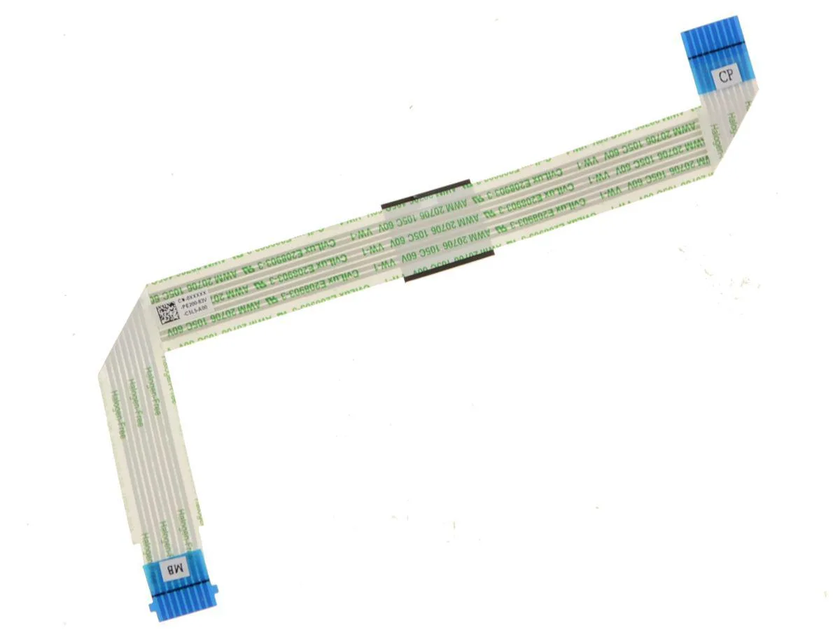 A flat flexible ribbon cable with gold connectors for Dell Vostro 5471 touchpad
