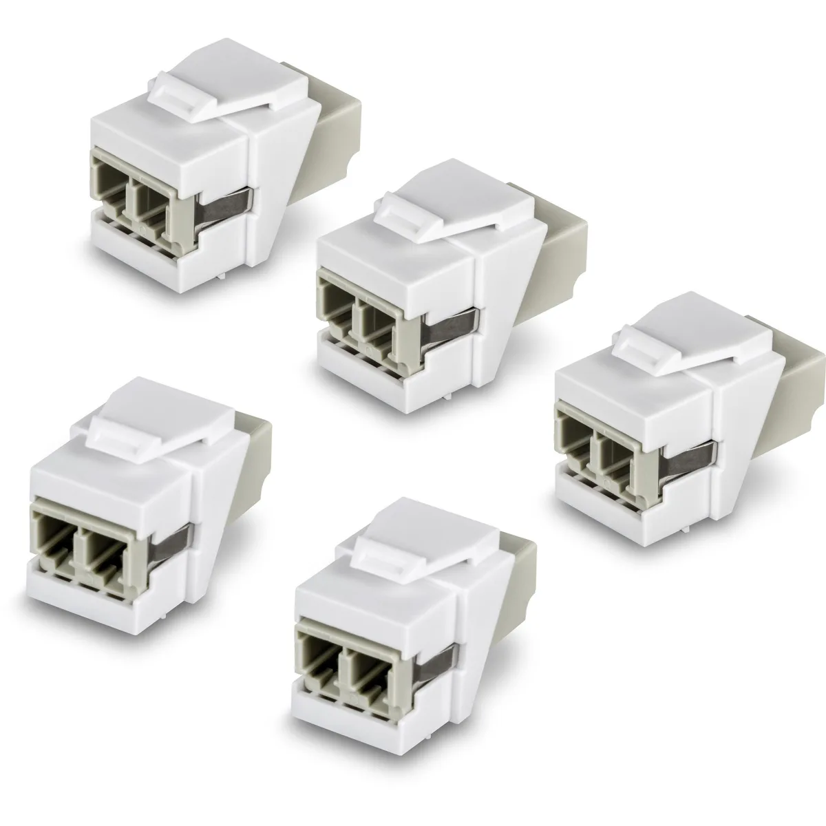 TRENDnet TRENDnet TC-K05LC 5-Pack LC Duplex Fiber Keystone Coupler Jacks — product photo