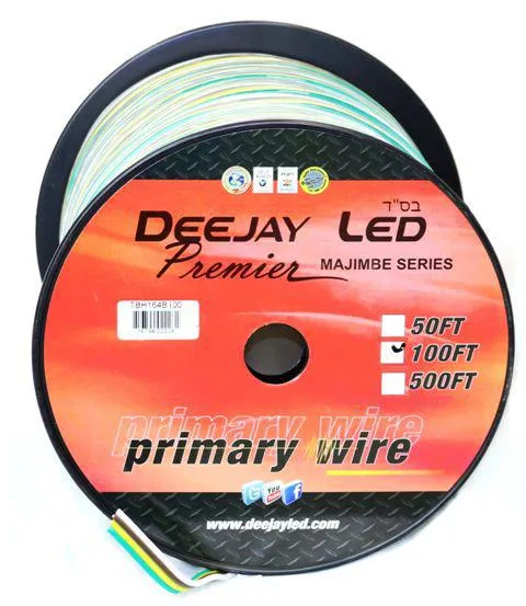 Deejay LED Deejay LED 100-Foot 4-Conductor 16 Gauge Pro Sound Cable — product photo