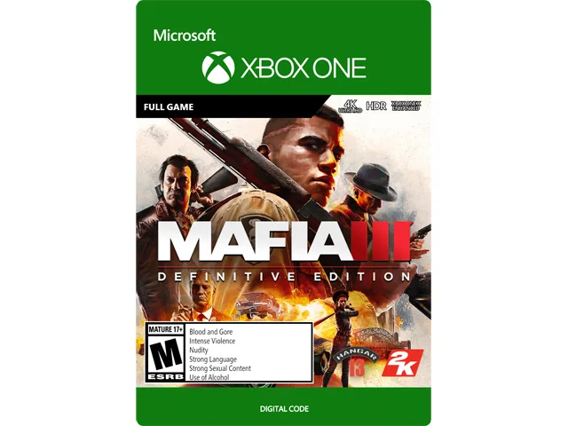 2K GAMES 2K GAMES G3Q-00955 Mafia III Definitive Edition downloadable game — product photo