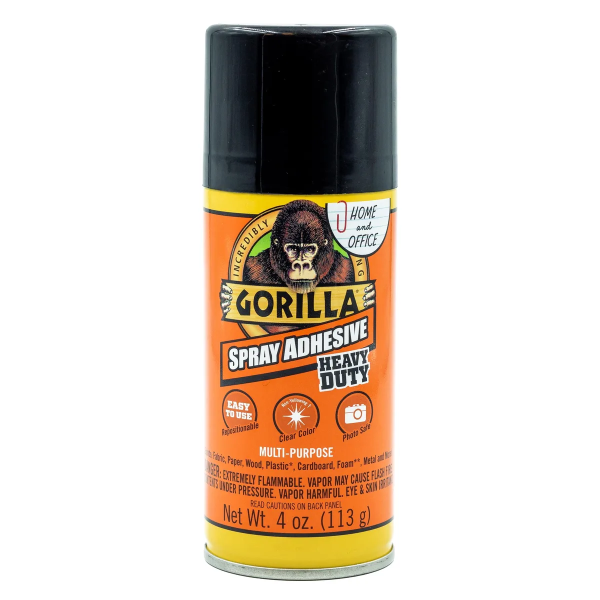 Gorilla Gorilla Heavy Duty Clear Spray Adhesive 4 oz — product photo