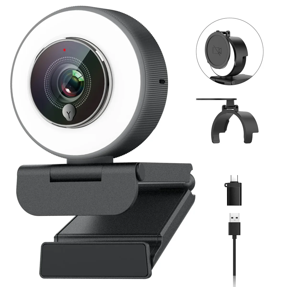 Angetube Angetube 967Ultra 4K webcam with ring light — product photo