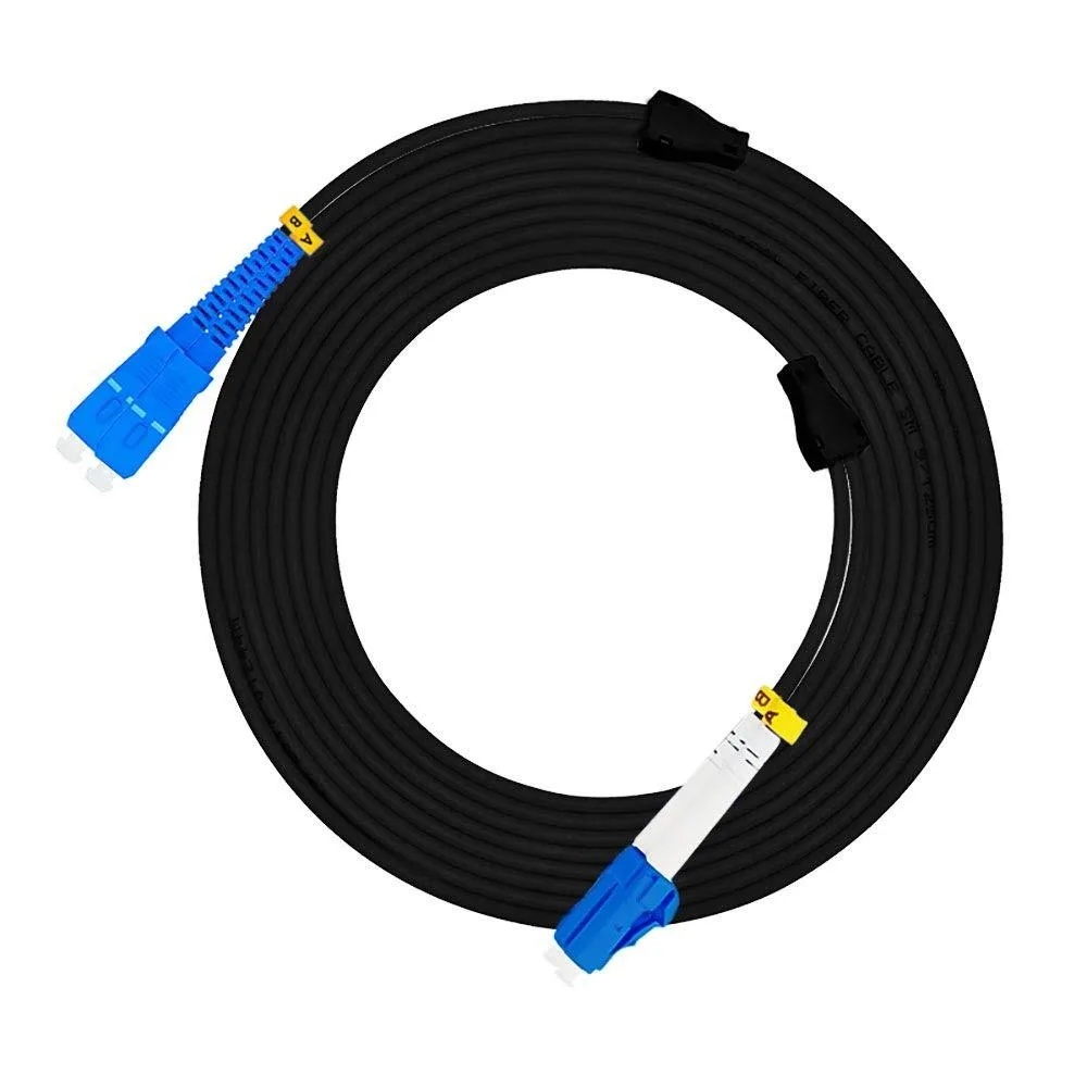 V2 Technologies V2 Technologies 2 in 1 accessory LC-SC armored fiber 30m 100ft 9/125 — product photo
