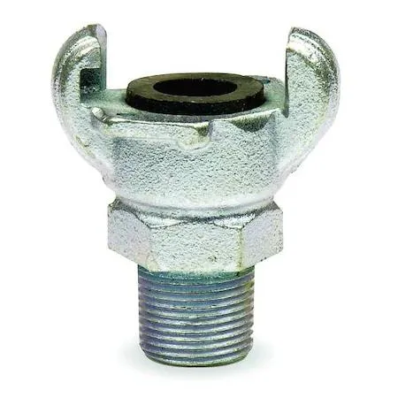 Brass universal coupling with 1/4 inch MNPT threads