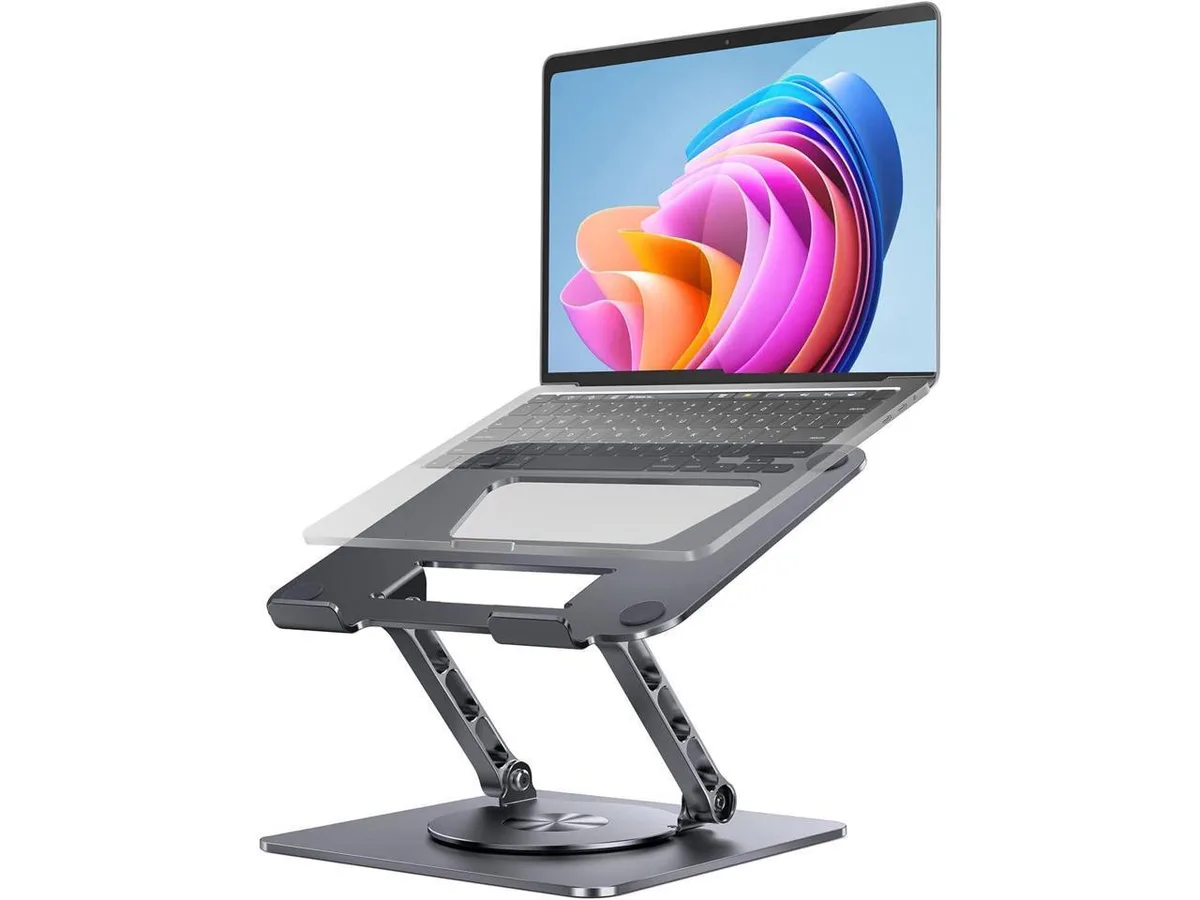 IXJYLCPC IXJYLCPC 360° Swivel Aluminium Laptop Stand (Gray) — product photo