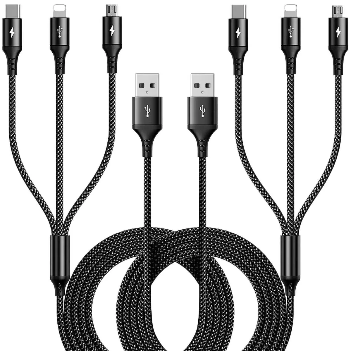  RULUS Nexus 5 3-in-1 Braided Cable 180cm 15W 3.0A — product photo