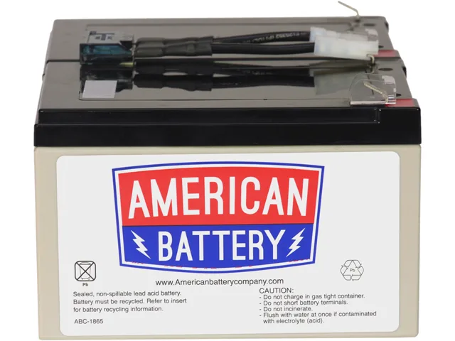 American Battery Company American Battery Company RBC6 UPS Replacement Battery 12V 12Ah 2 Pack — product photo