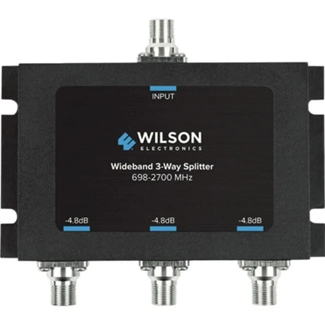 Wilson Electronics, Inc. Wilson Electronics 850035 3-Way Video Splitter 4.8 dB 698-2700 MHz F Female — product photo