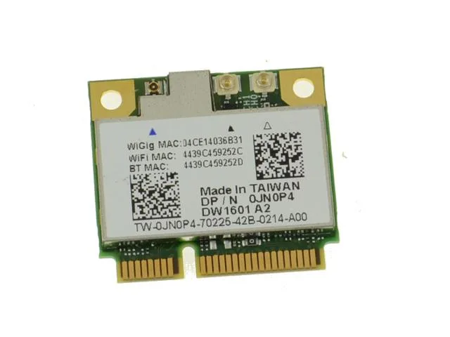 DELL DELL DW1601 M.2 Wi-Fi Adapter Bluetooth 4.0 JN0P4 — product photo