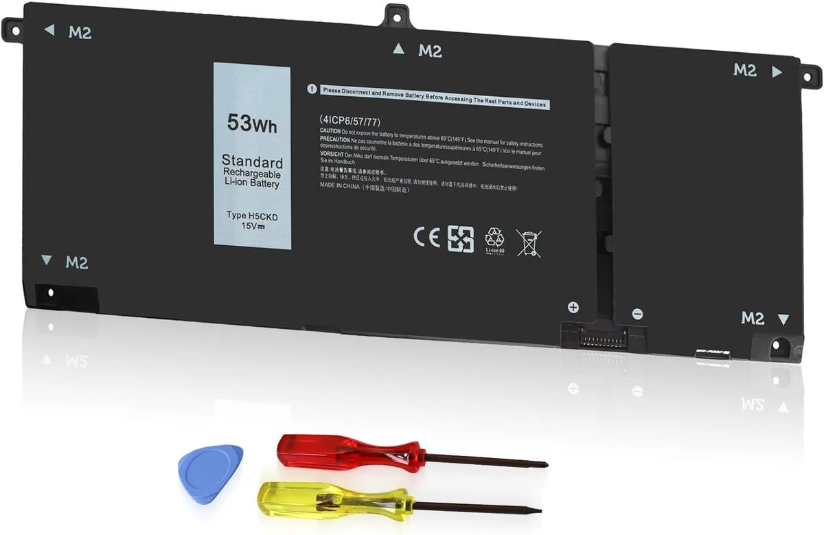 PISKEKAT PISKEKAT H5CKD 53Wh 15V 4-Cell laptop battery — product photo