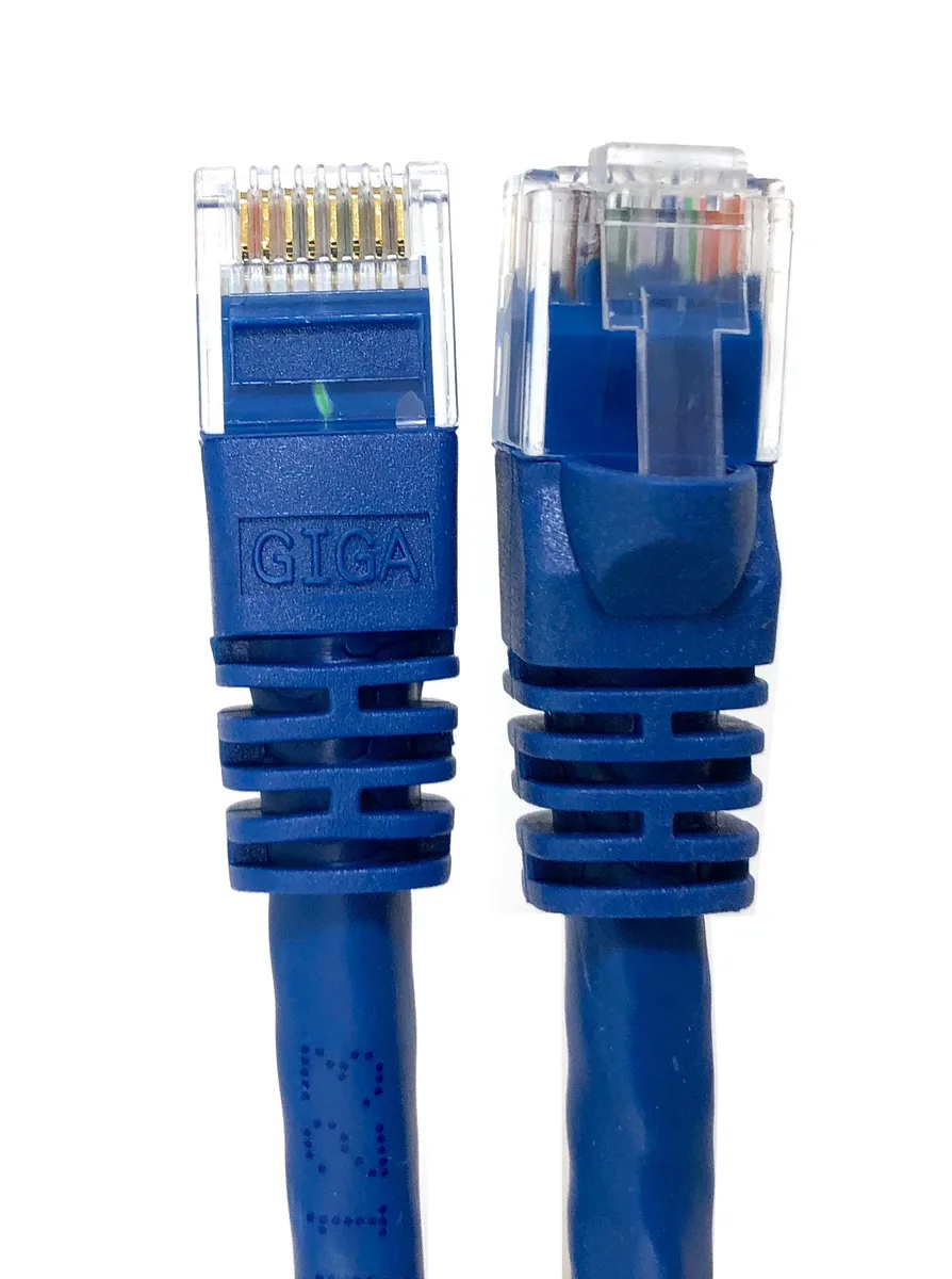 Micro Connectors Micro Connectors Cat6 RJ45 UTP patch cable 1 ft Blue — product photo