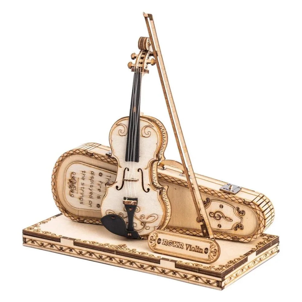 Hands Craft Hands Craft Violin Capriccio 3D Puzzle 62 pcs stem toy — product photo