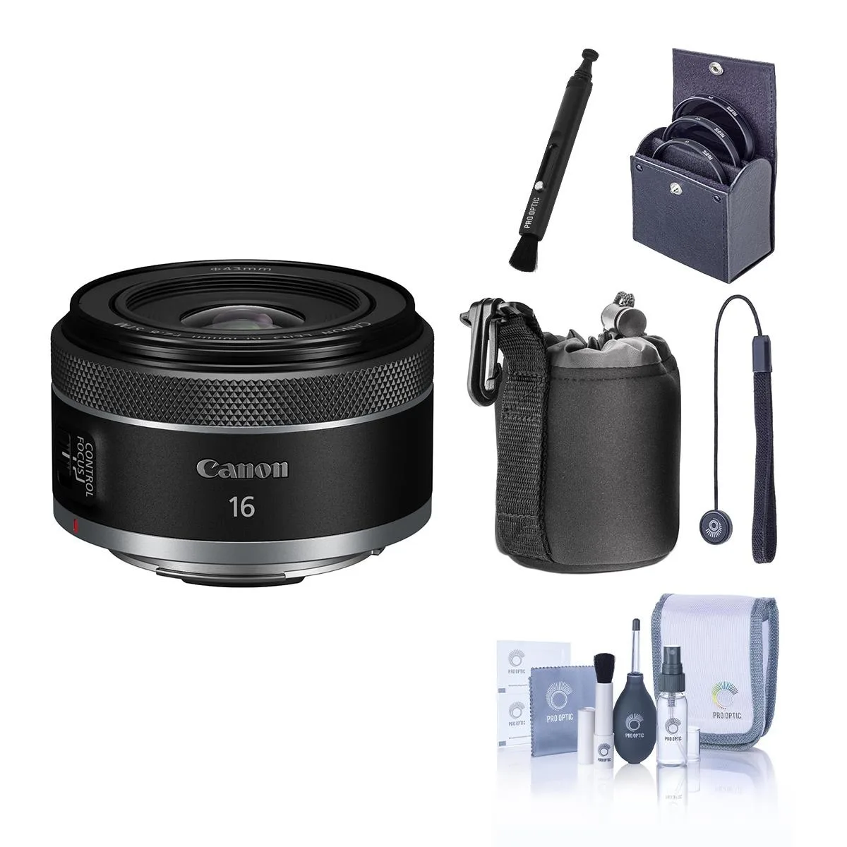 Canon Canon RF 16mm f/2.8 STM Lens with 43mm Filter Kit — product photo