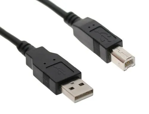 USBGear USBGear AB4FT-B USB 2.0 A to B cable 4ft black — product photo