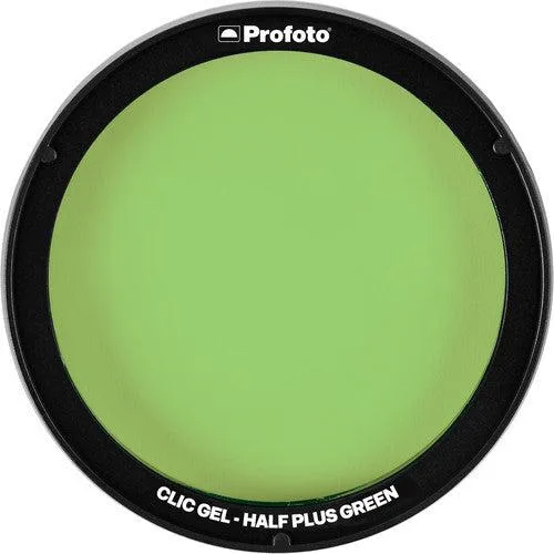 Profoto Profoto 101020 Clic Gel Half Plus Green studio filter — product photo