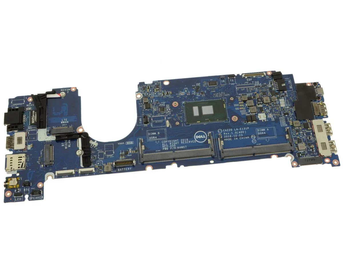 DELL DELL Latitude 7480 Motherboard i7-7600U 2.8GHz Thunderbolt 3.0 CXWHP — product photo