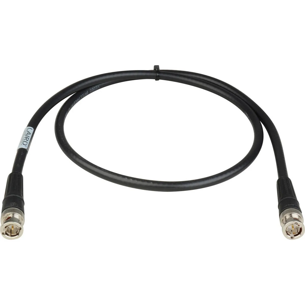 Laird Technologies Laird Technologies 3' BNC to BNC 12G-SDI/4K UHD Single Link RG6 Cable, Black — product photo