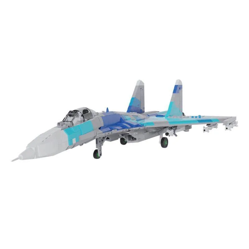 ZITIANYOUBUILD ZITIANYOUBUILD MOC-170244 Sukhoi Su-27 Fighter Set 1861 Parts — product photo