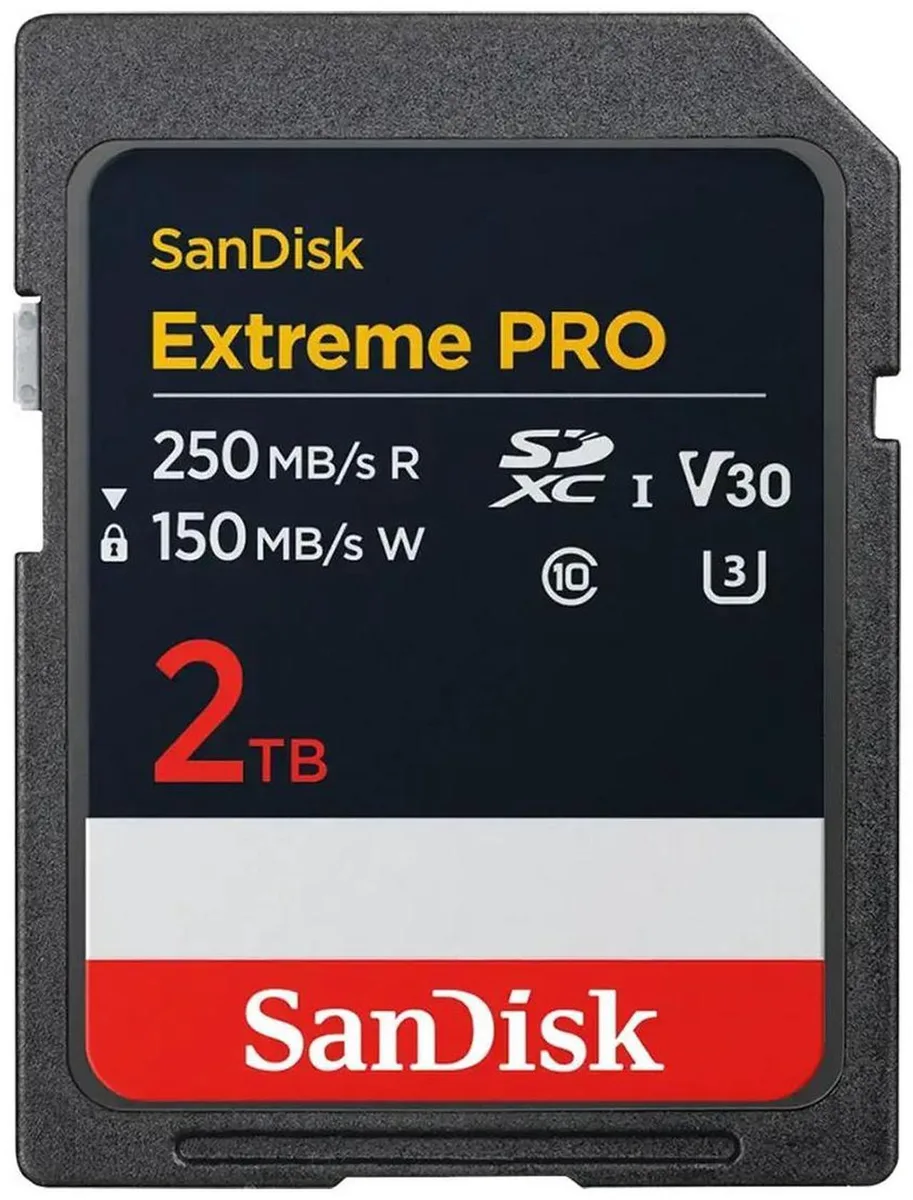 Western Digital Western Digital SanDisk Extreme PRO 2TB SDXC UHS-I Memory Card — product photo