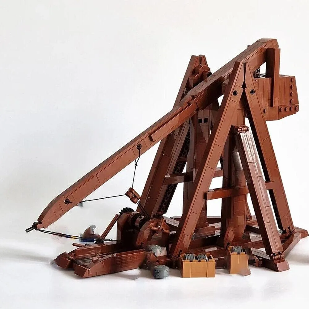 ZITIANYOUBUILD ZITIANYOUBUILD MOC-141541 Medieval Trebuchet Building Set 699 Parts — product photo