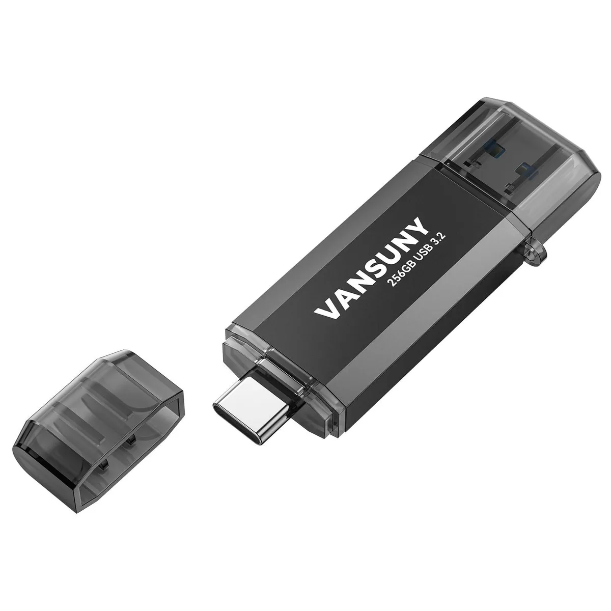 GSM Outdoors GSM Outdoors 256GB USB 3.2 Type-C Dual Thumb Drive 2 in 1 Accessories — product photo