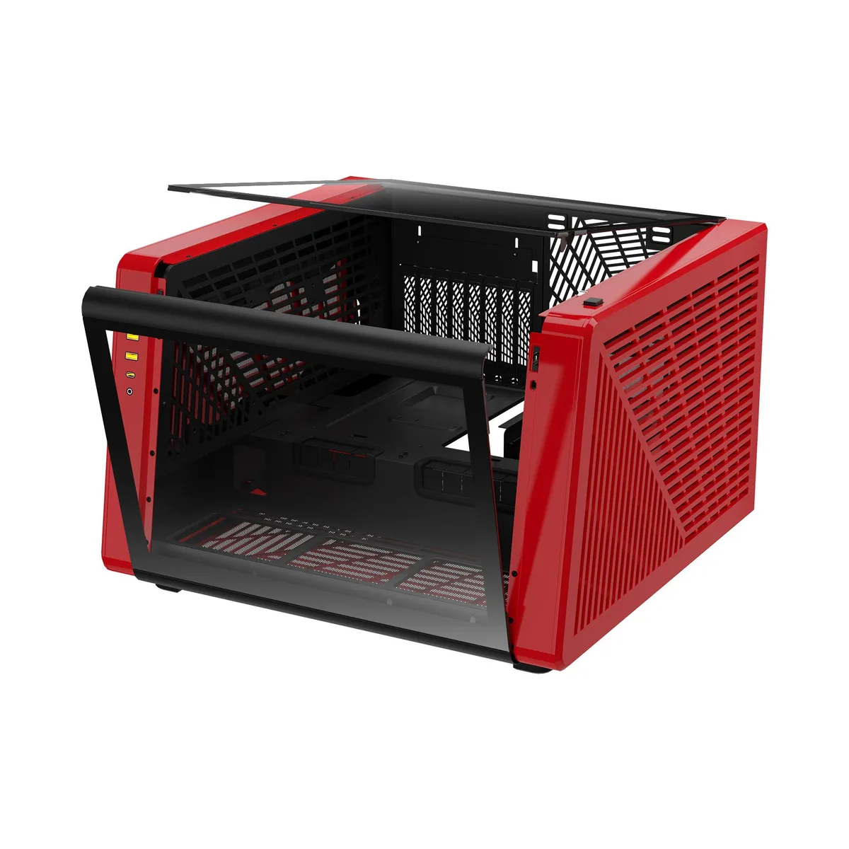 GAMDIAS Technology GAMDIAS Technology NESO P1 BR Red/Black PC case — product photo