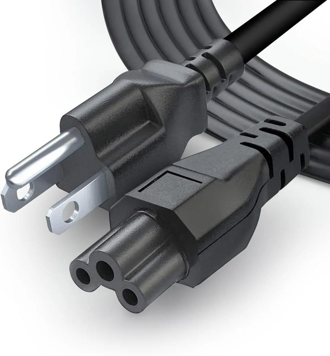 BFKK BFKK 3-Prong AC Power Cord 5ft 1.5m 125V C5 — product photo