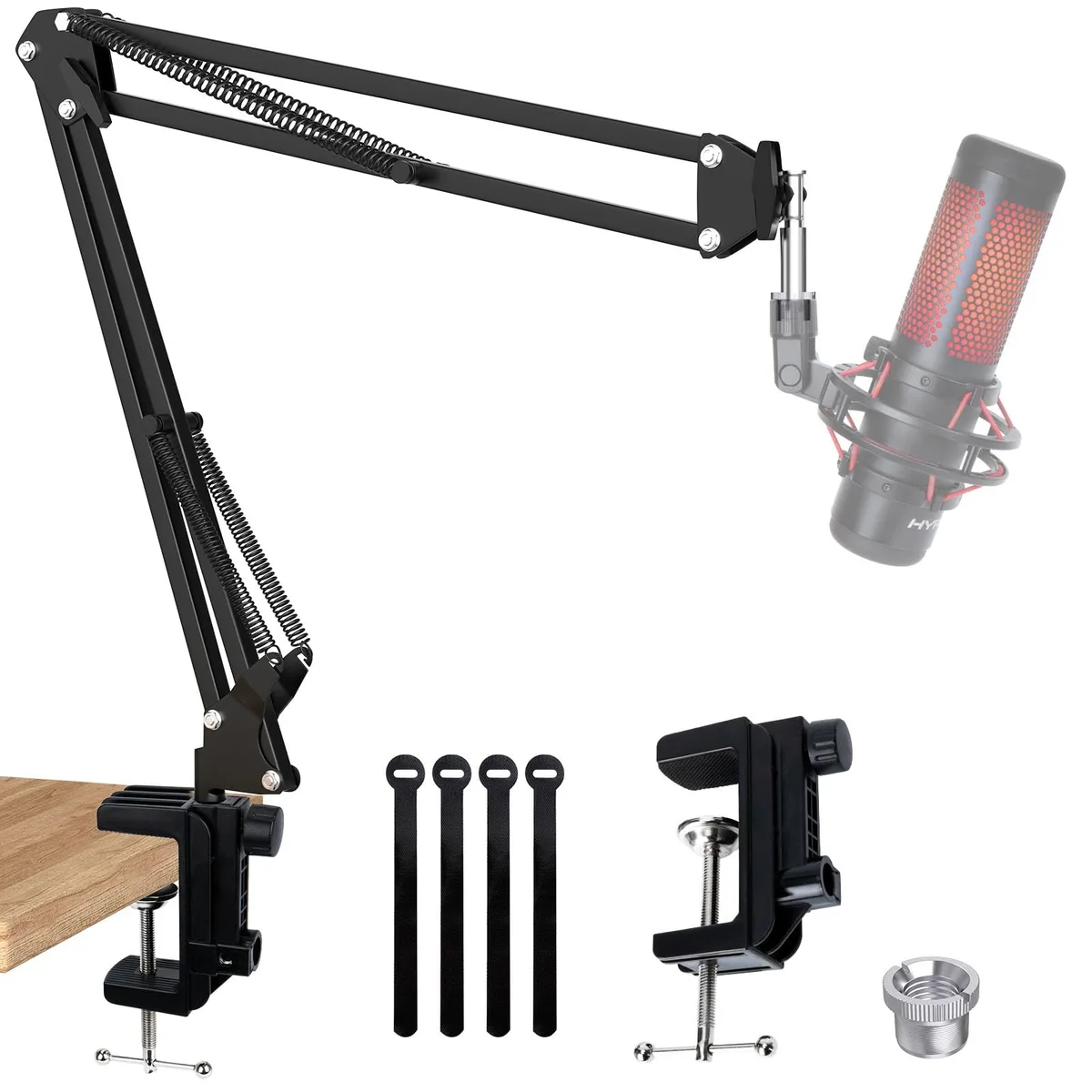 SUNMON Mic Boom Arm 4.8 cm clamp 3/8 to 5/8 adapter — product photo
