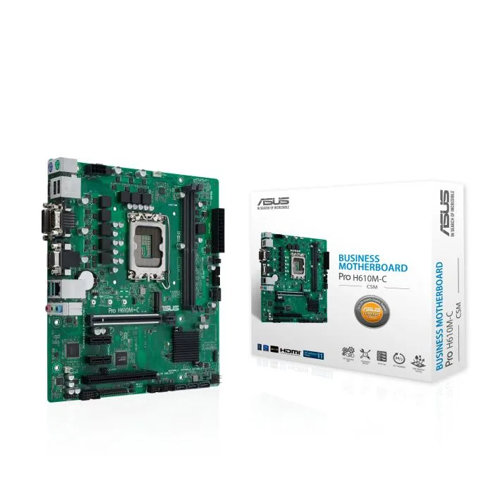 ASUS ASUS Pro H610M-C-CSM Intel motherboard LGA 1700 DDR5 PCIe 5.0 — product photo