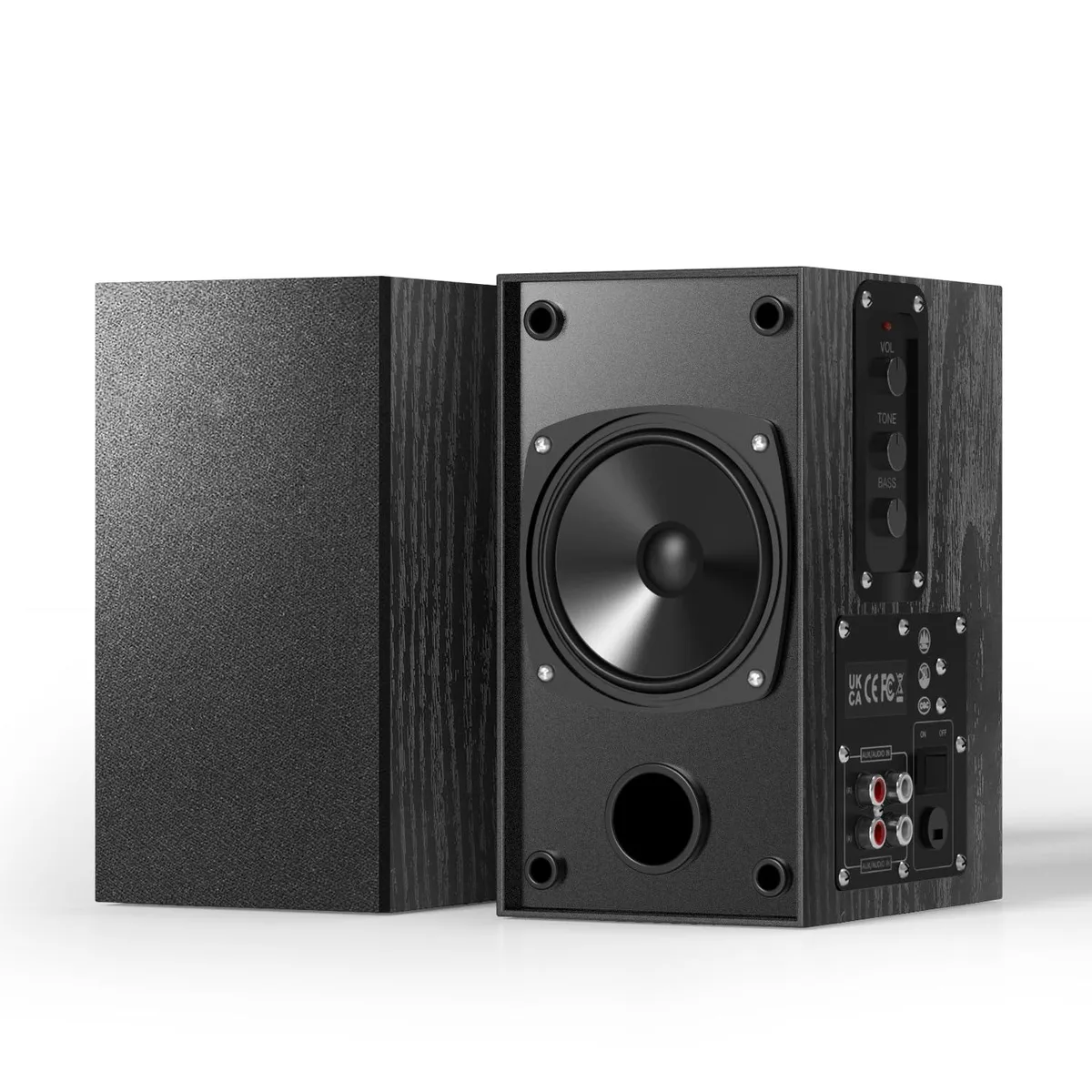 Gemini BT-04 ARIA926DW 30W x 2 Powered Bookshelf Speakers 4" Woofer — product photo