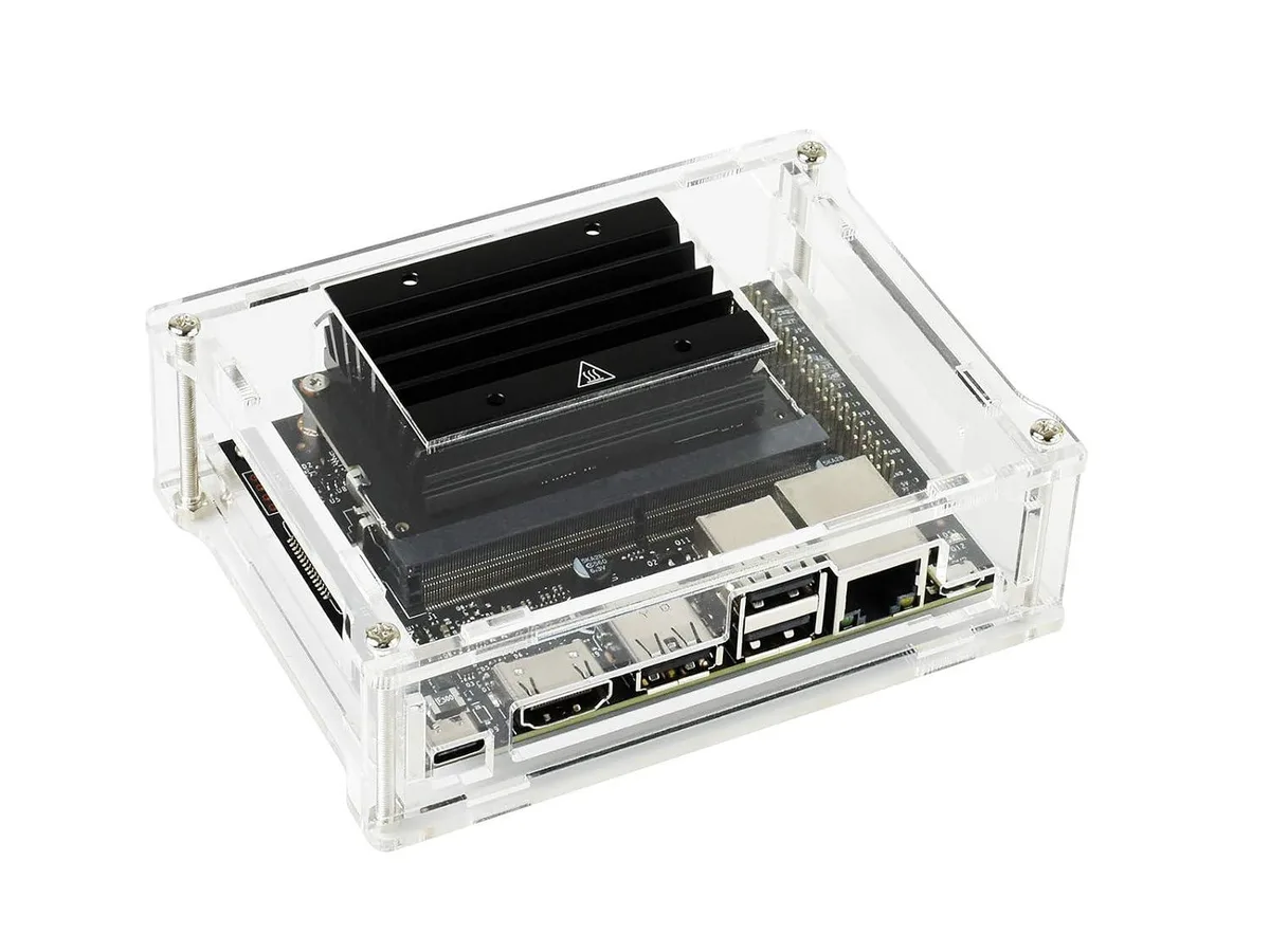 LORDWORLD LORDWORLD Acrylic Clear Case Type D for Jetson Nano 2GB Developer Kit — product photo