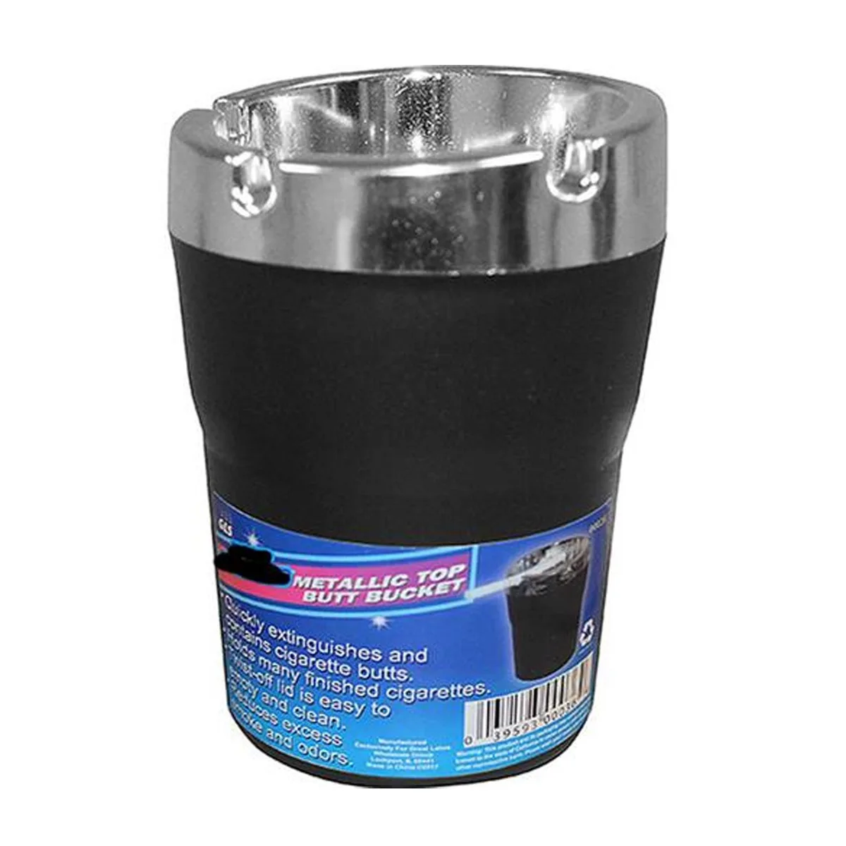 Great Lakes Great Lakes 00036 metallic top butt bucket smoking accessory — product photo