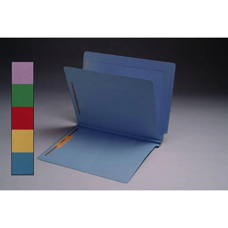 Dark blue classification folder box of 25