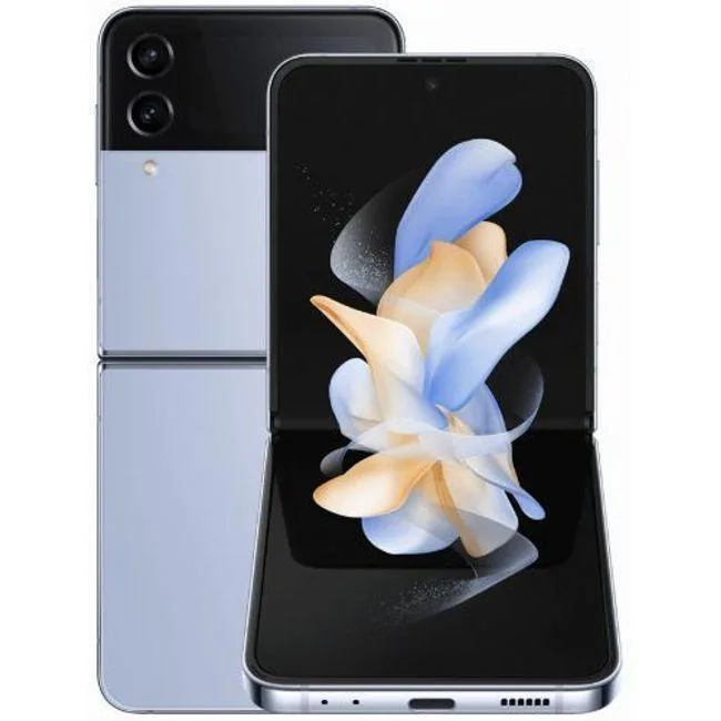 SAMSUNG Samsung Galaxy Z Flip4 256GB Blue cell phones - unlocked — product photo